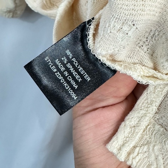 NWT Nova Men check my bank statement knit textured button down size M - Picture 7 of 8